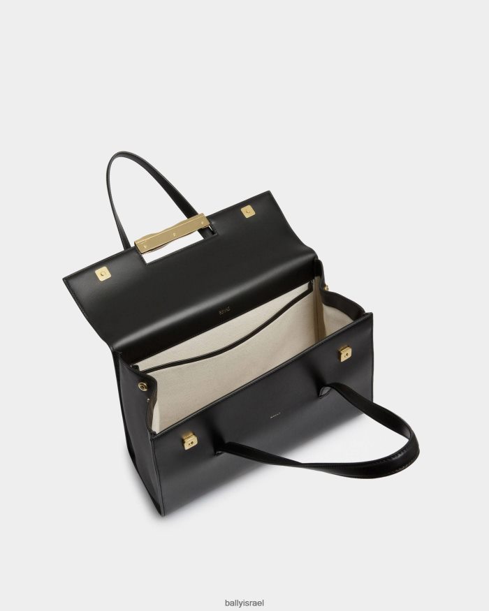 שָׁחוֹר Bally תיק כתף בארוק מעור נשים אביזרים AS12D665