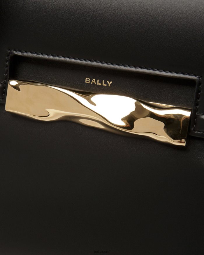 שָׁחוֹר Bally תיק כתף בארוק מעור נשים אביזרים AS12D665