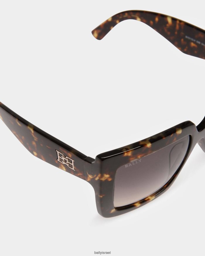 חום Bally משקפי שמש גדולים מרובעים של קרלה נשים אביזרים AS12D66