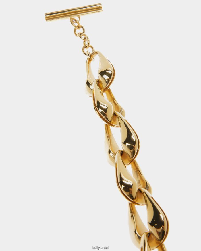 זהב Bally צמיד שרשרת עבה נשים אביזרים AS12D670
