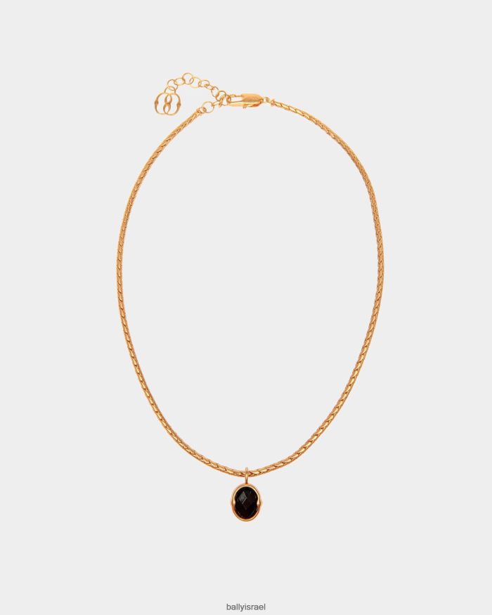 זהב Bally שרשרת מתאר מסגרת עם שרשרת נחש נשים אביזרים AS12D673