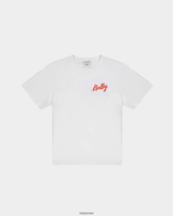 סַסגוֹנִיוּת Bally חולצת טריקו מכותנה נשים הַלבָּשָׁה AS12D689