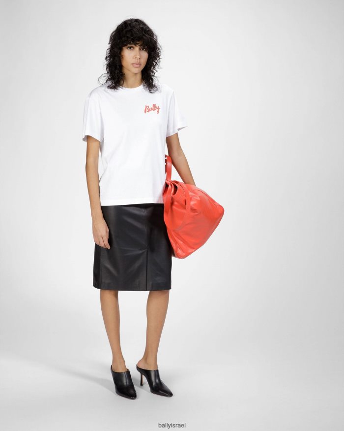 סַסגוֹנִיוּת Bally חולצת טריקו מכותנה נשים הַלבָּשָׁה AS12D689