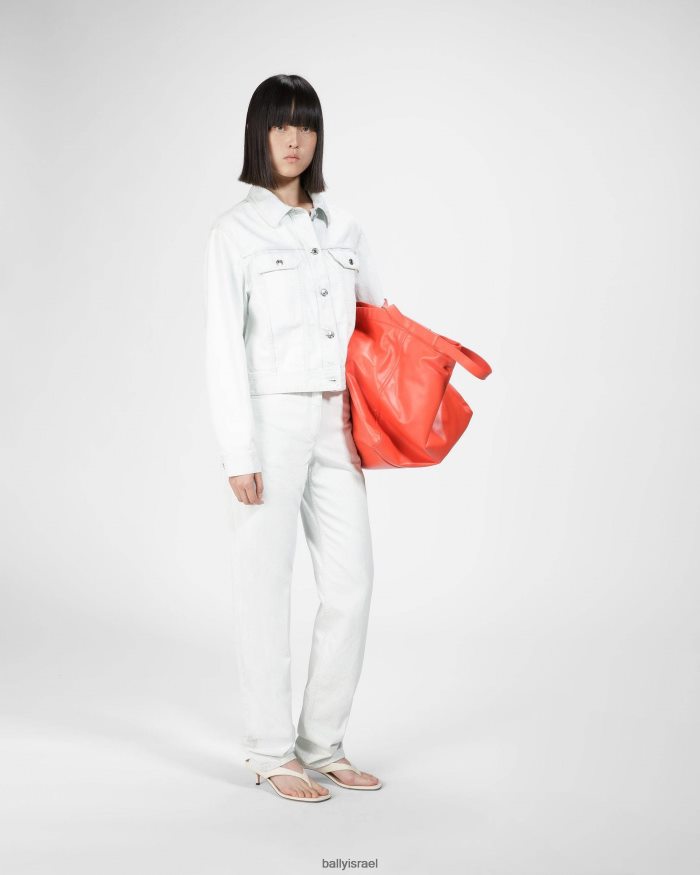 לבן Bally ז'קט ג'ינס נשים הַלבָּשָׁה AS12D692