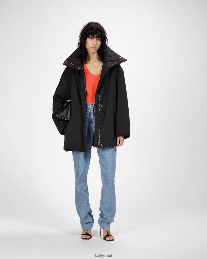 שָׁחוֹר Bally מעיל מרופד נשים הַלבָּשָׁה AS12D699