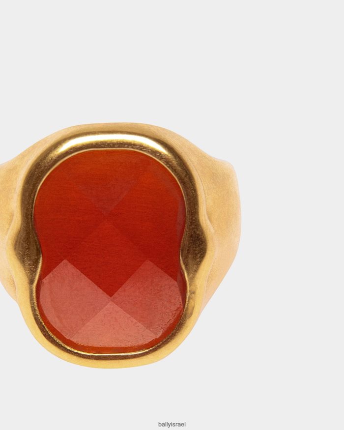 זהב Bally טבעת מסגרת נשים אביזרים AS12D701