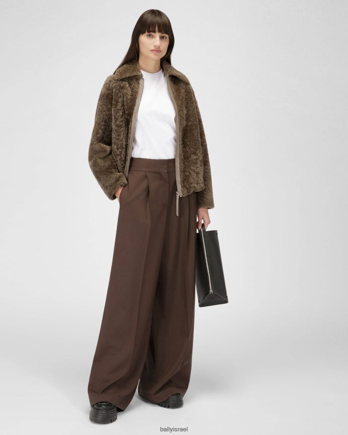 לבן Bally חולצת טריקו מכותנה אורגנית נשים הַלבָּשָׁה AS12D713