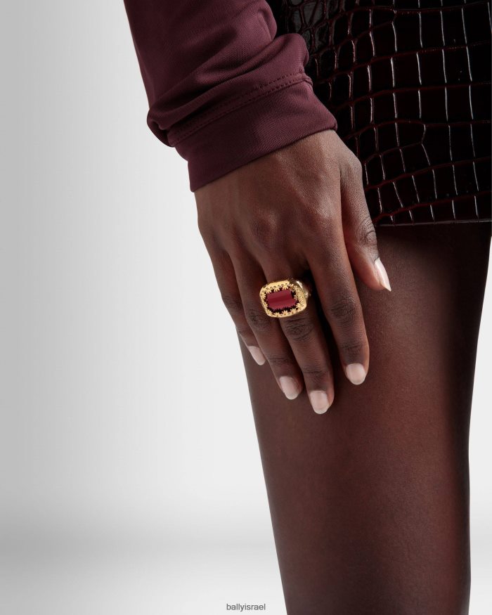 זהב Bally טבעת בארוק נשים אביזרים AS12D716