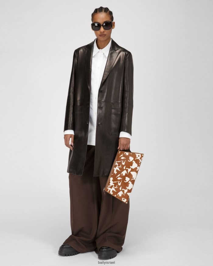 לבן Bally חולצת כותנה עם שרוולים ארוכים נשים הַלבָּשָׁה AS12D717