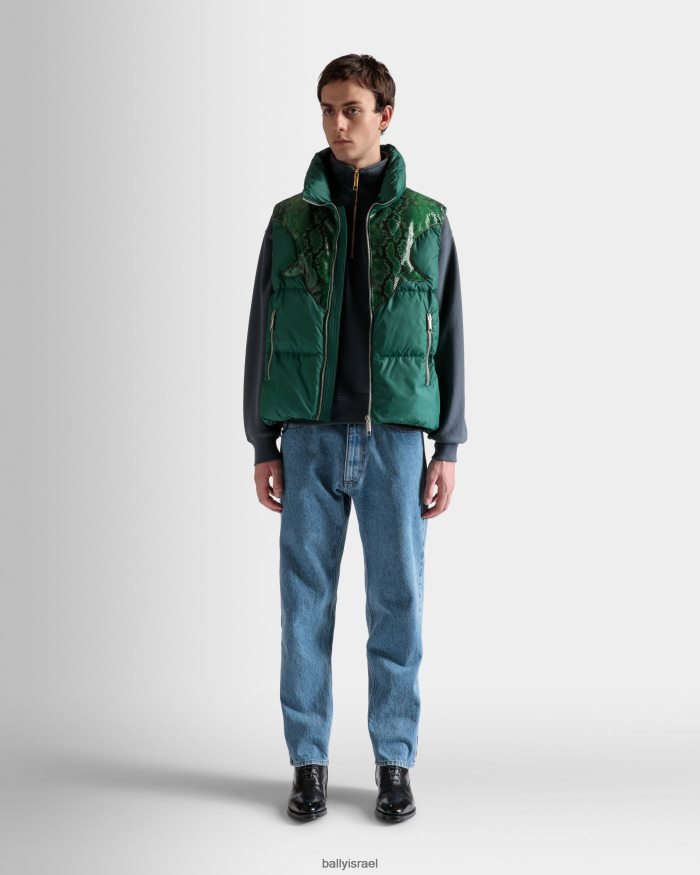 ירוק Bally גבעת פחזנית עם צוואר גבוה גברים הַלבָּשָׁה AS12D718