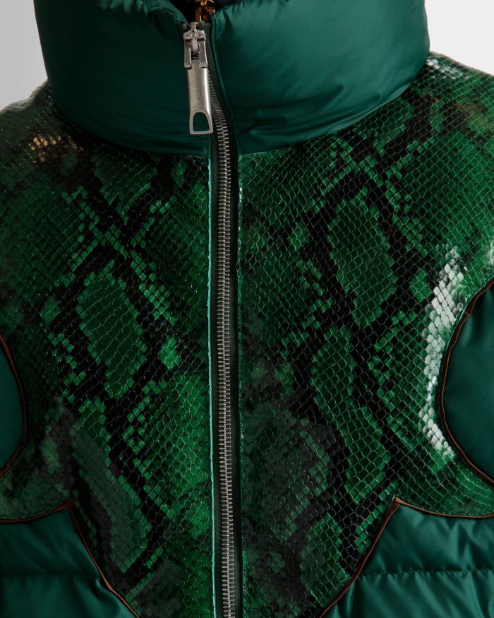 ירוק Bally גבעת פחזנית עם צוואר גבוה גברים הַלבָּשָׁה AS12D718