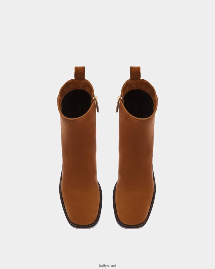 חום Bally מגפי עור אוסטין נשים הַנעָלָה AS12D727