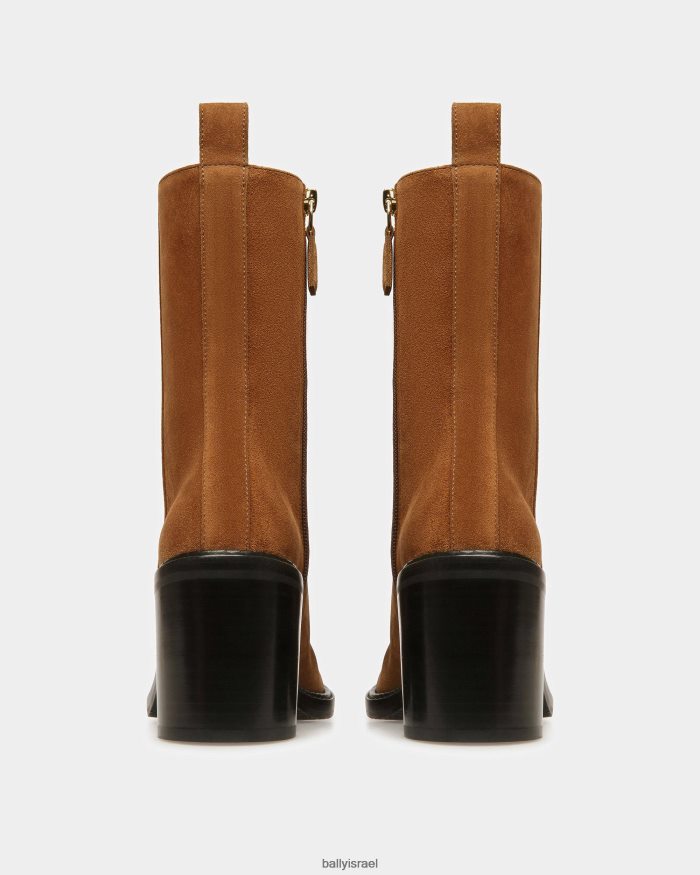 חום Bally מגפי עור אוסטין נשים הַנעָלָה AS12D727