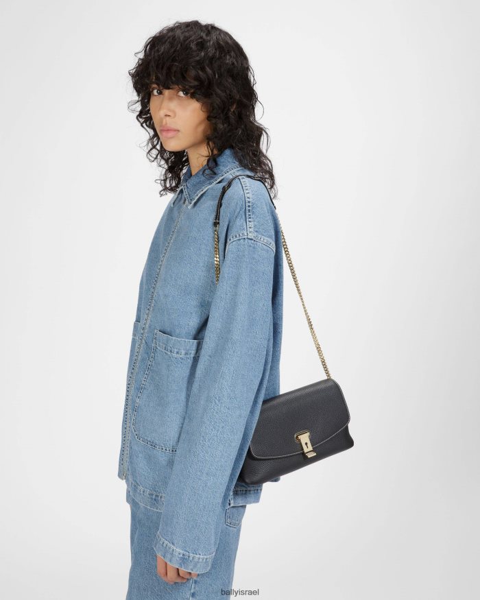 שָׁחוֹר Bally מיני תיק מעור לינה נשים אביזרים AS12D729