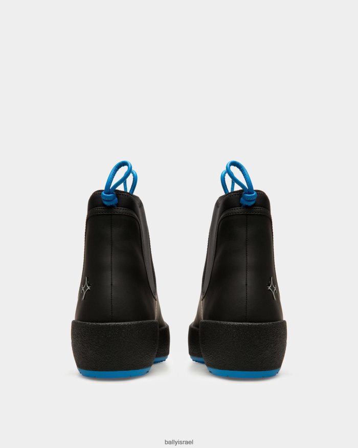 שָׁחוֹר Bally מגפי שלג מעור גאדי נשים הַנעָלָה AS12D731