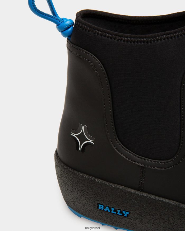 שָׁחוֹר Bally מגפי שלג מעור גאדי נשים הַנעָלָה AS12D731