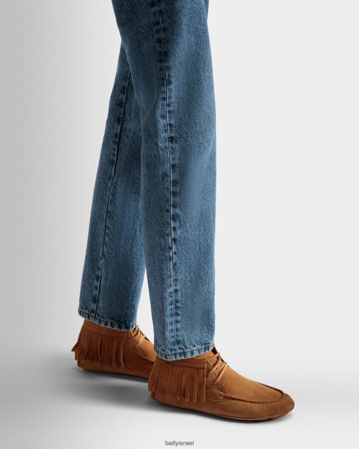 חום Bally מרסן את נעלי הנהג נשים הַנעָלָה AS12D732