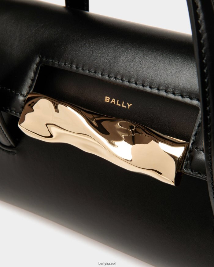 שָׁחוֹר Bally מיני תיק בארוק מעור נשים אביזרים AS12D741