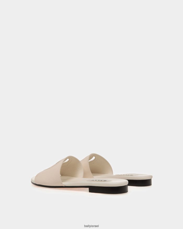 לבן Bally שקופיות סמלים נשים הַנעָלָה AS12D745