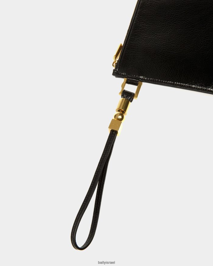 שָׁחוֹר Bally עור נרתיק בלוק נשים אביזרים AS12D760