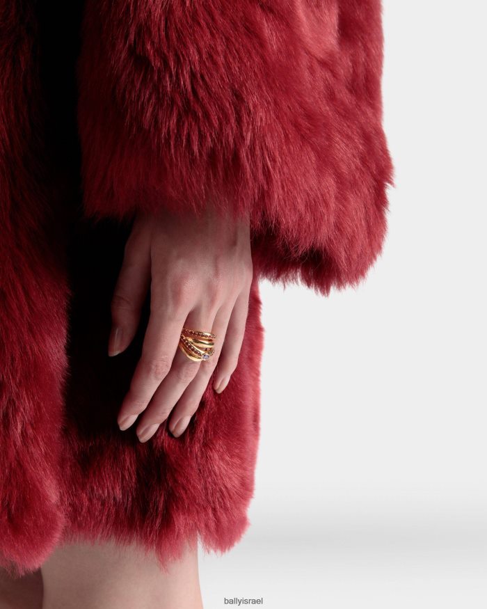 זהב Bally טבעת ערב פליז נשים אביזרים AS12D766