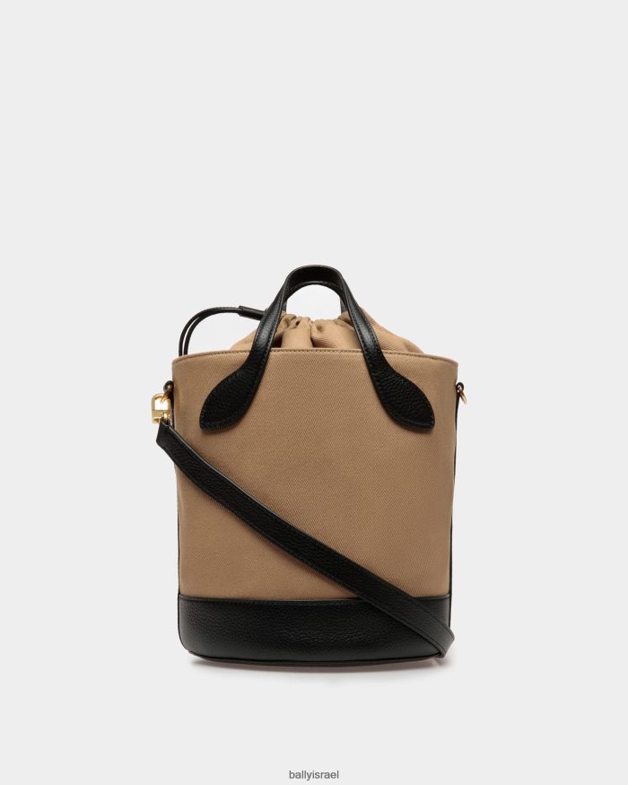 בז' Bally תיק דלי בר נשים אביזרים AS12D76