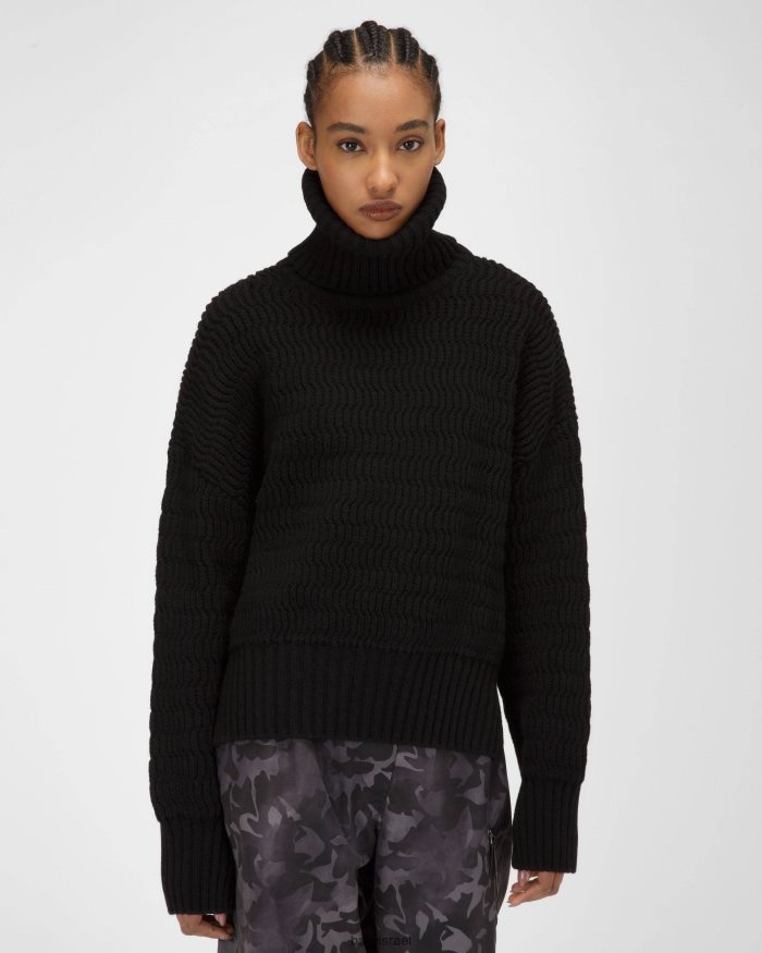 שָׁחוֹר Bally צוואר גליל צמר וקשמיר נשים הַלבָּשָׁה AS12D771