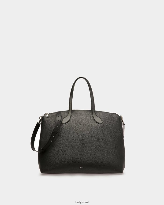 שָׁחוֹר Bally תיק תיק לאגו עור גברים אביזרים AS12D777