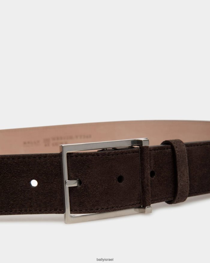 חום Bally חגורת שמלה עור גברים אביזרים AS12D782