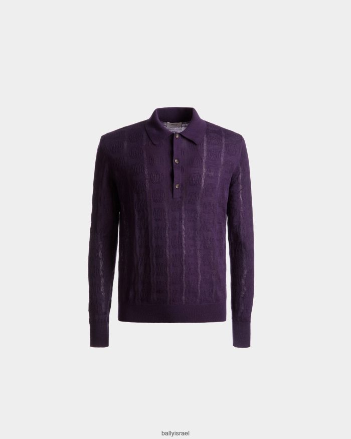 סָגוֹל Bally פולו עם שרוול ארוך גברים הַלבָּשָׁה AS12D787