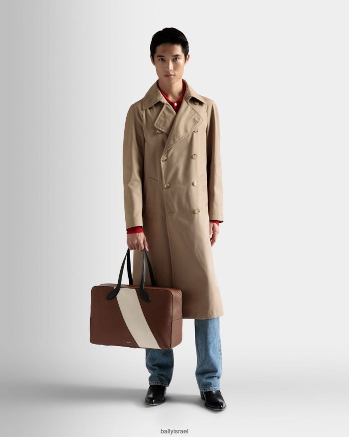 חום Bally עור לאגו סוף שבוע גברים אביזרים AS12D802