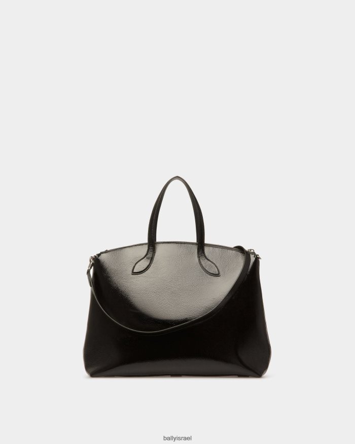 שָׁחוֹר Bally תיק תיק לאגו עור גברים אביזרים AS12D806