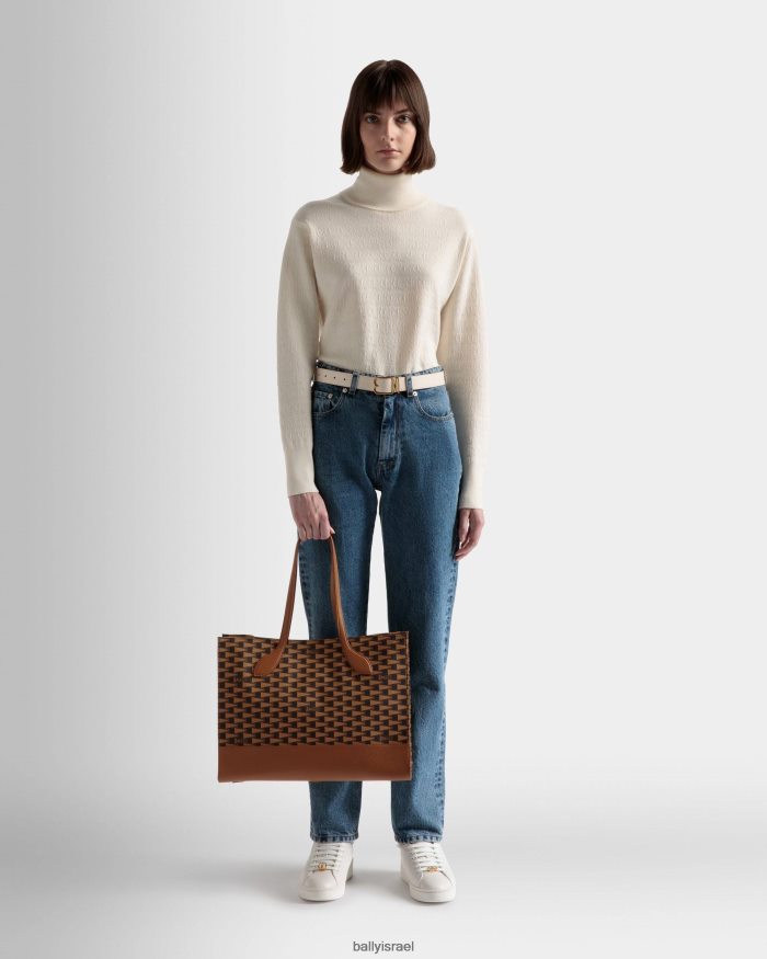 חום Bally תיק דגלון נשים אביזרים AS12D80