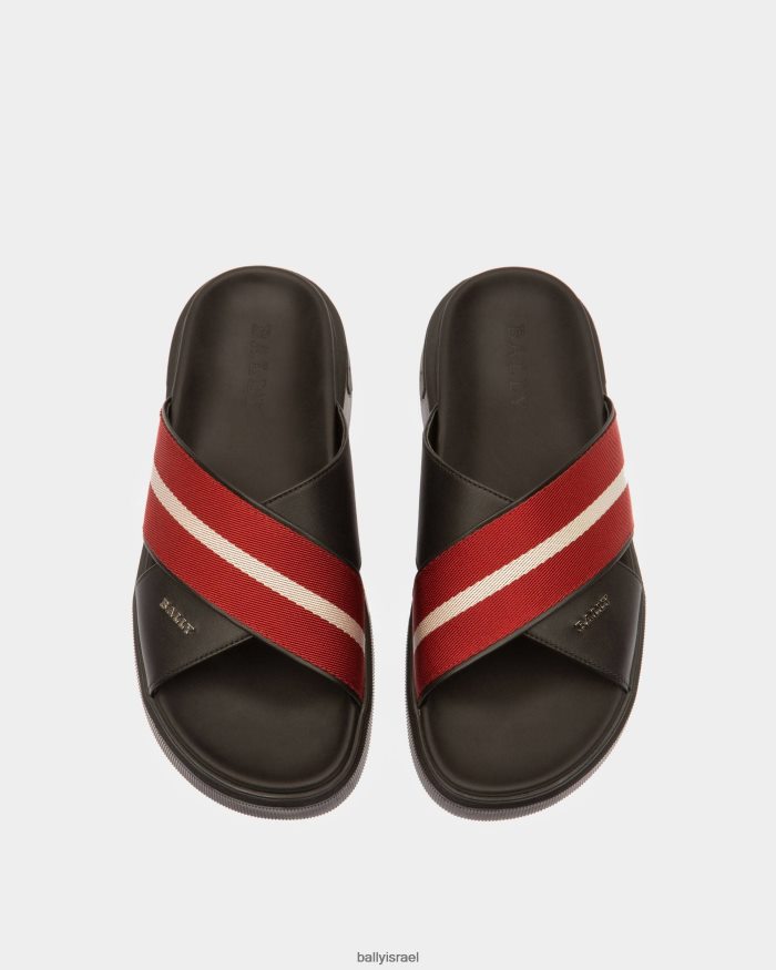 סַסגוֹנִיוּת Bally סנדלי עור ג'ייק גברים הַנעָלָה AS12D815