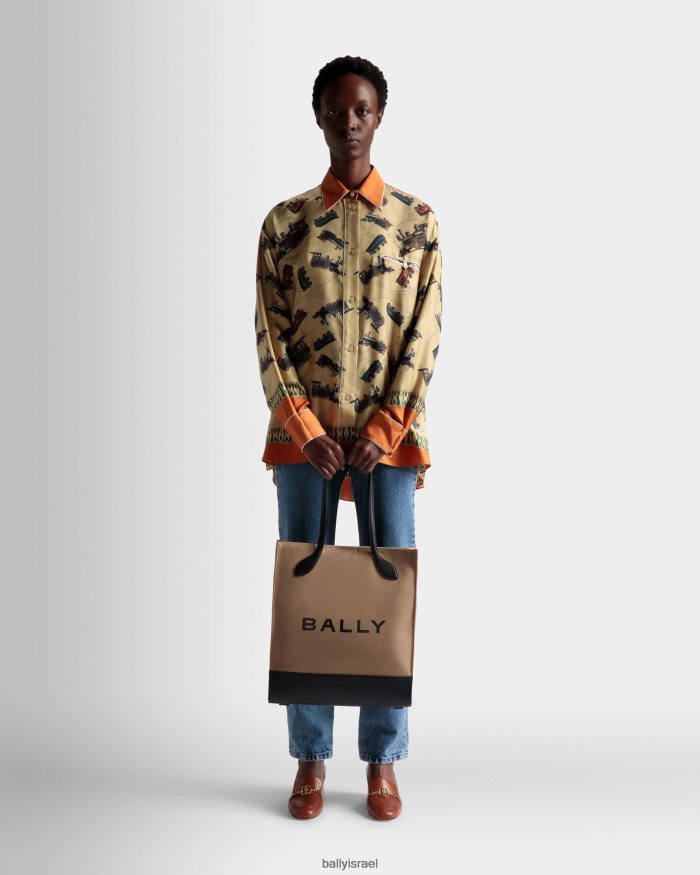 בז' Bally תיק בר נשים אביזרים AS12D81