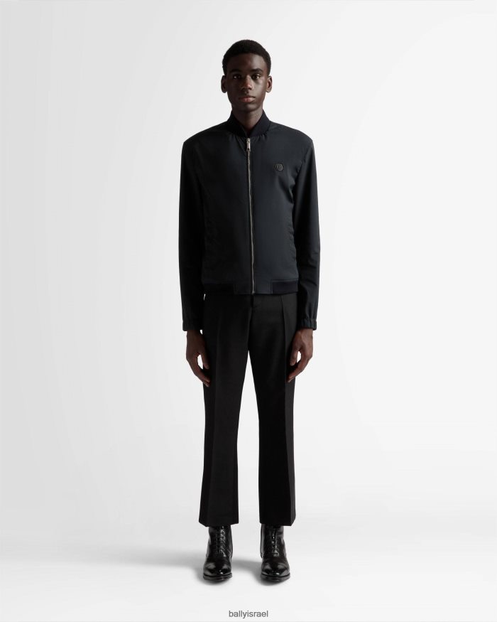 כְּחוֹל Bally ג'קט בומבר גברים הַלבָּשָׁה AS12D839