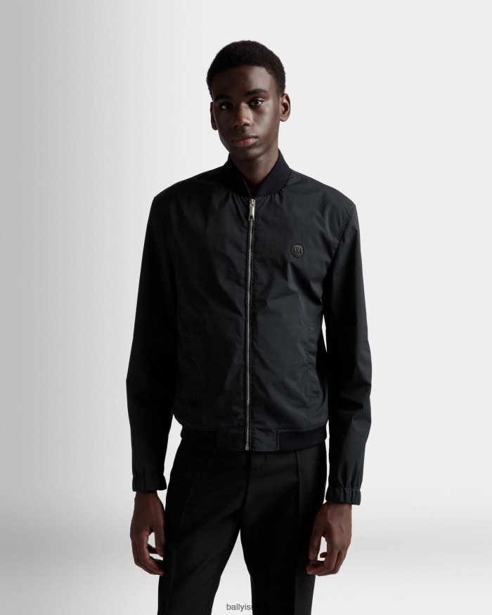 כְּחוֹל Bally ג'קט בומבר גברים הַלבָּשָׁה AS12D839