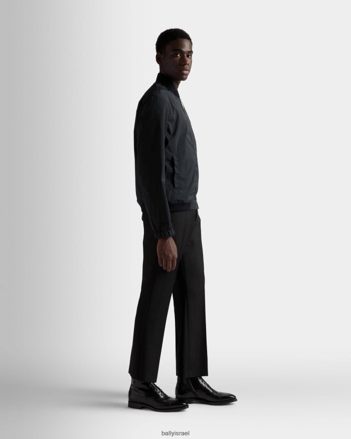 כְּחוֹל Bally ג'קט בומבר גברים הַלבָּשָׁה AS12D839