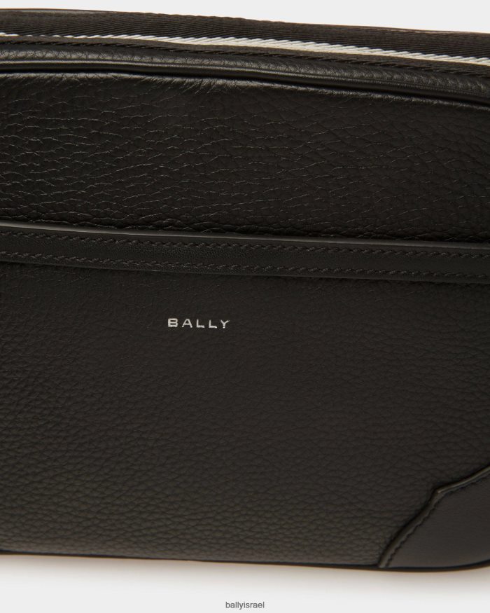 שָׁחוֹר Bally תיק קרוסבודי סרט מעור גברים אביזרים AS12D840