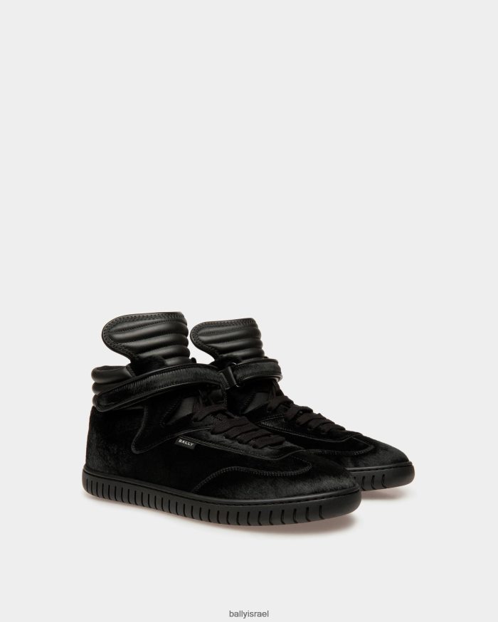 שָׁחוֹר Bally נעלי ספורט לנגן עור גברים הַנעָלָה AS12D841