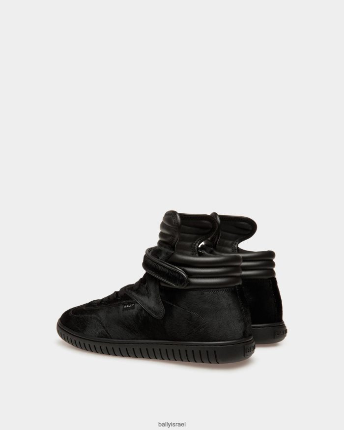 שָׁחוֹר Bally נעלי ספורט לנגן עור גברים הַנעָלָה AS12D841