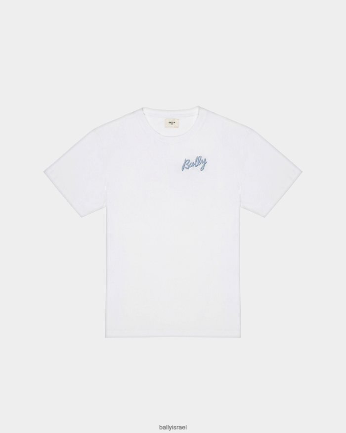 סַסגוֹנִיוּת Bally חולצת טריקו מכותנה גברים הַלבָּשָׁה AS12D845