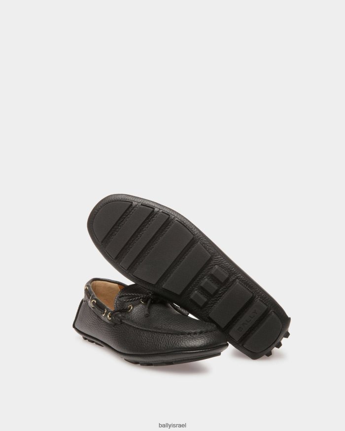 שָׁחוֹר Bally מרסן נהגים עור נשים הַנעָלָה AS12D84