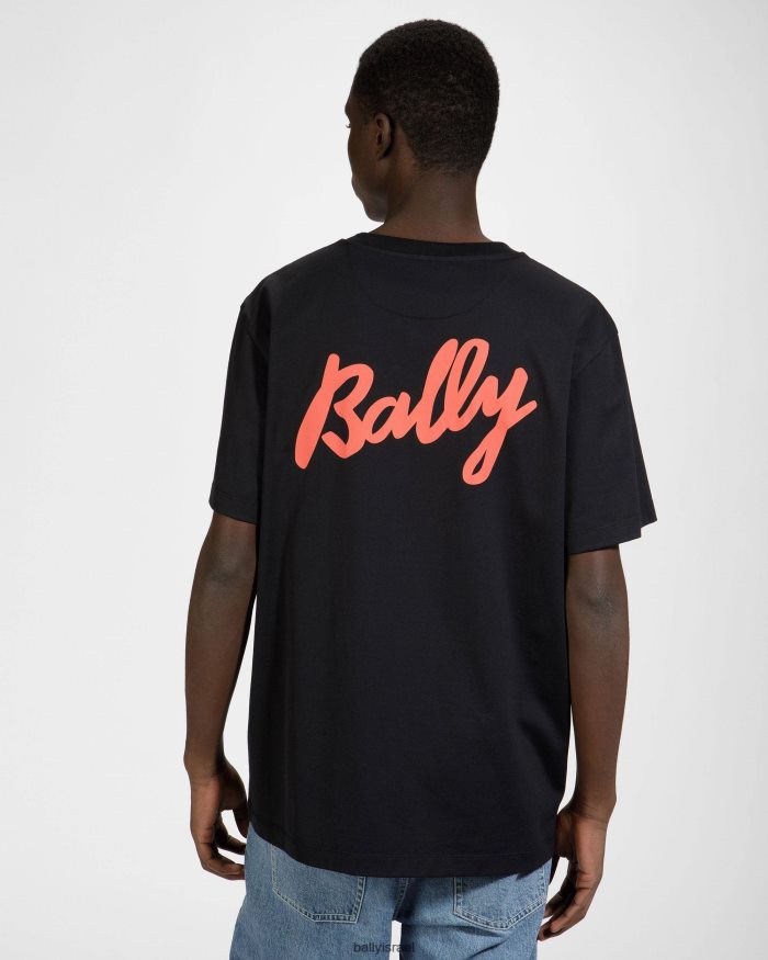 סַסגוֹנִיוּת Bally חולצת טריקו מכותנה גברים הַלבָּשָׁה AS12D852