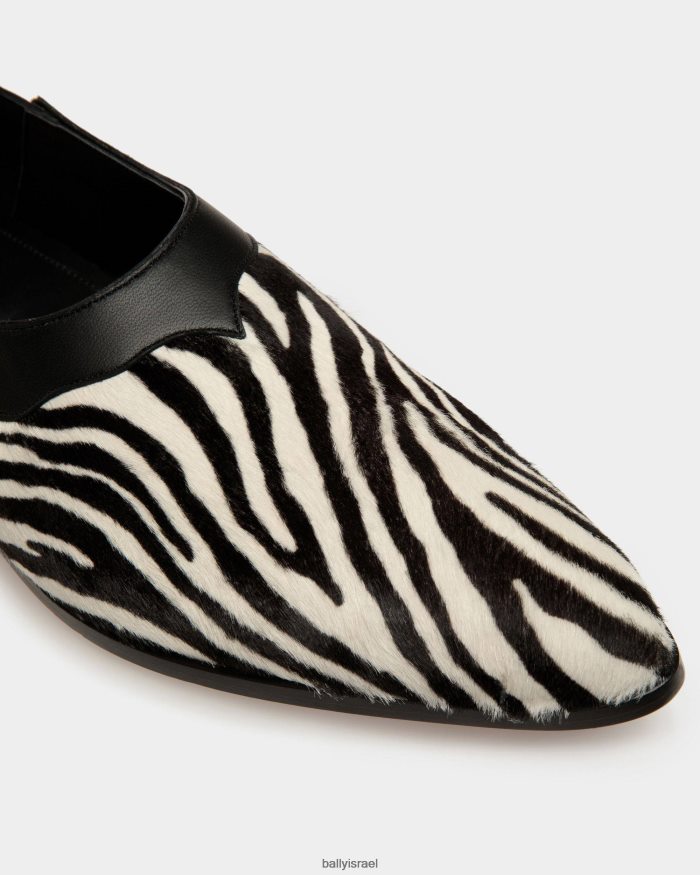 לבן שחור Bally לופרס שטוח וגאס גברים הַנעָלָה AS12D858