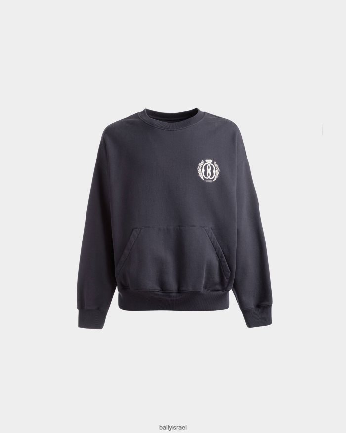 כְּחוֹל Bally סווטשירט כיס גברים הַלבָּשָׁה AS12D859