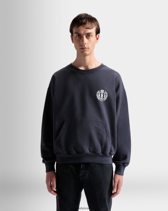 כְּחוֹל Bally סווטשירט כיס גברים הַלבָּשָׁה AS12D859