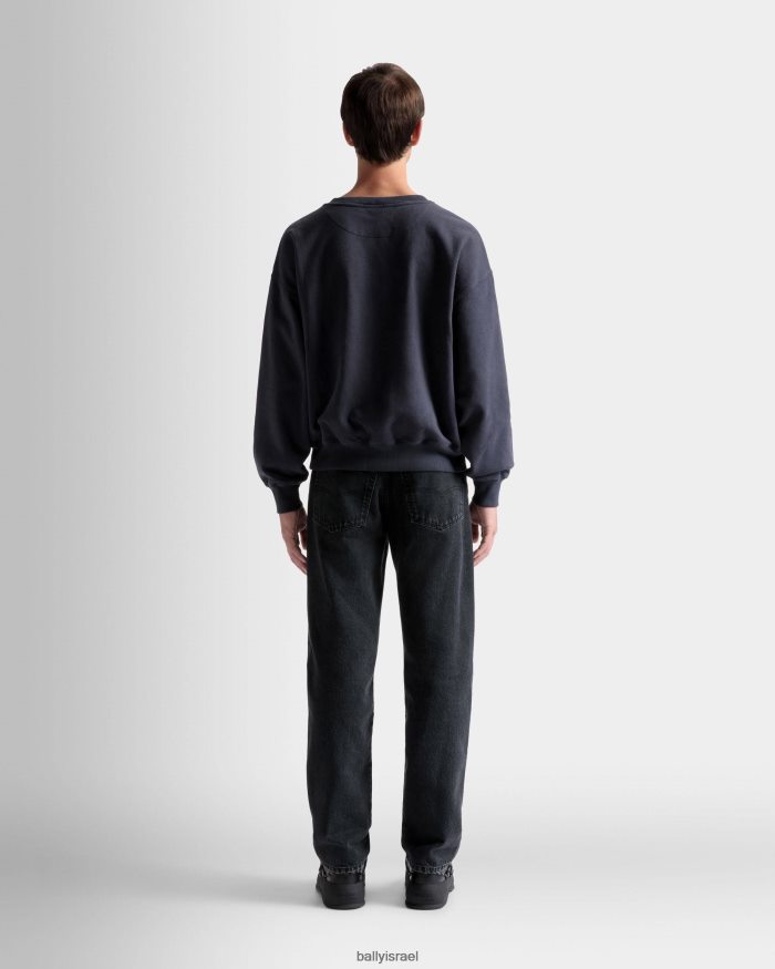 כְּחוֹל Bally סווטשירט כיס גברים הַלבָּשָׁה AS12D859