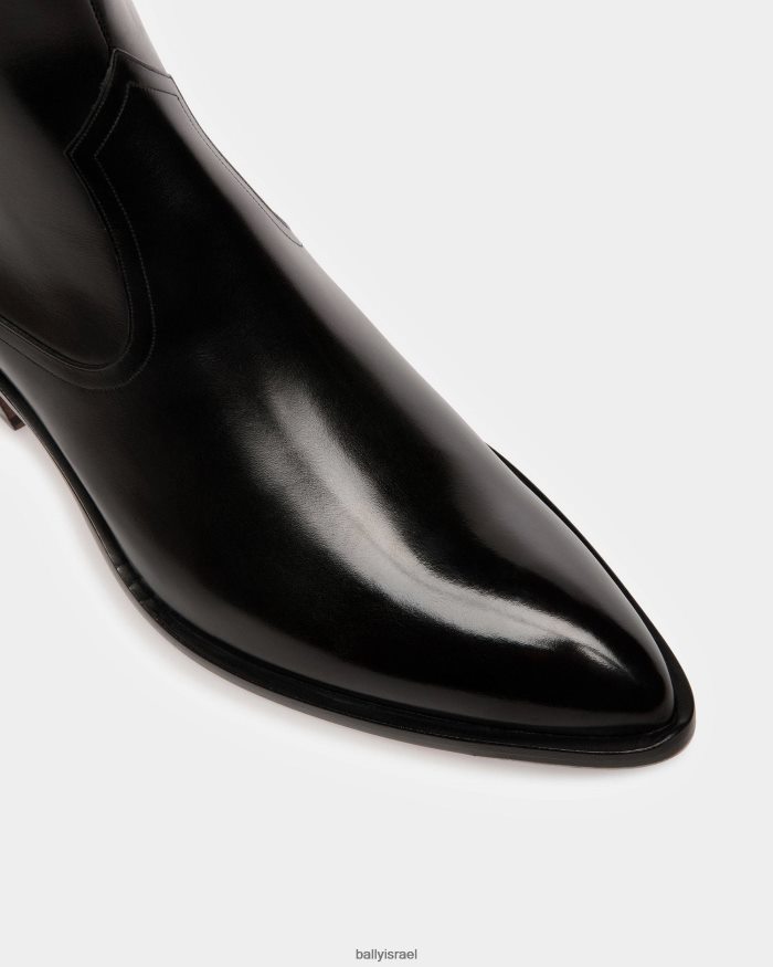 שָׁחוֹר Bally נעלי גיימן גברים הַנעָלָה AS12D864