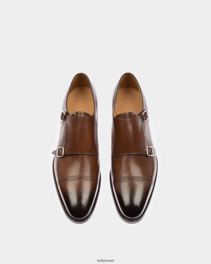 חום Bally נעל רצועת נזיר מעור סקרדינו גברים הַנעָלָה AS12D872